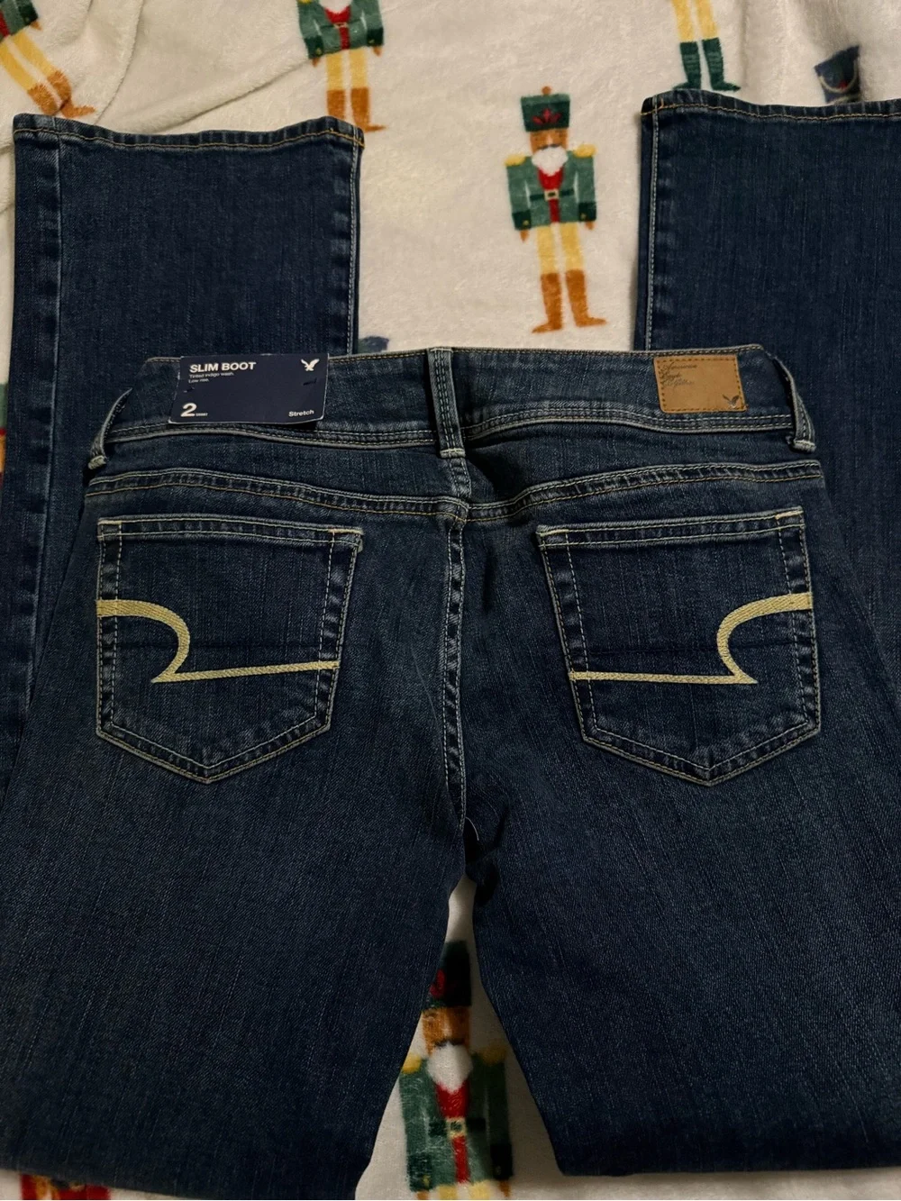American Eagle Outfitters Dark Blue Bootcut Jeans